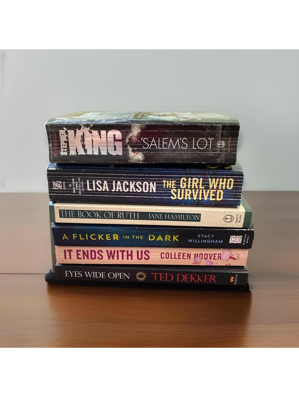 Variety of 6 Fiction Books Mixed Lot , Good Condition